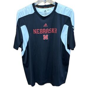 Men’s 2XL Adidas Scorch Nebraska Cornhuskers ClimaLite Performance T-Shirt